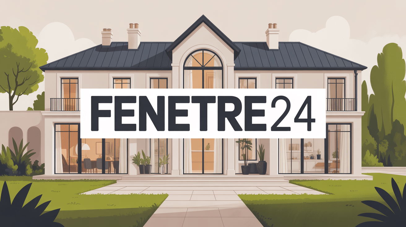 Maison contemporaine avec fenetres élégantes