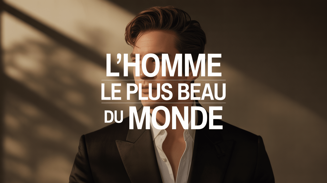 Portrait artistique de l'homme le plus beau du monde