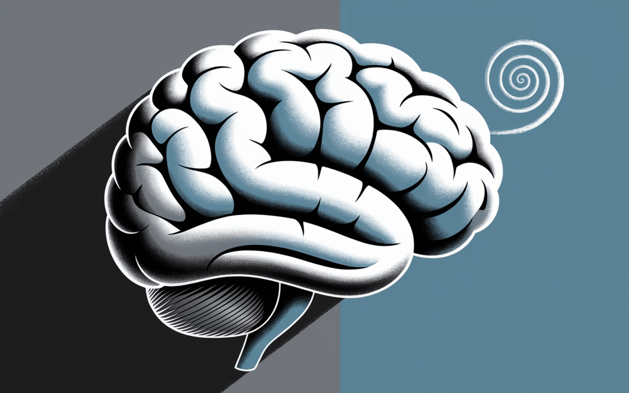 Cerveau et nuages métaphore