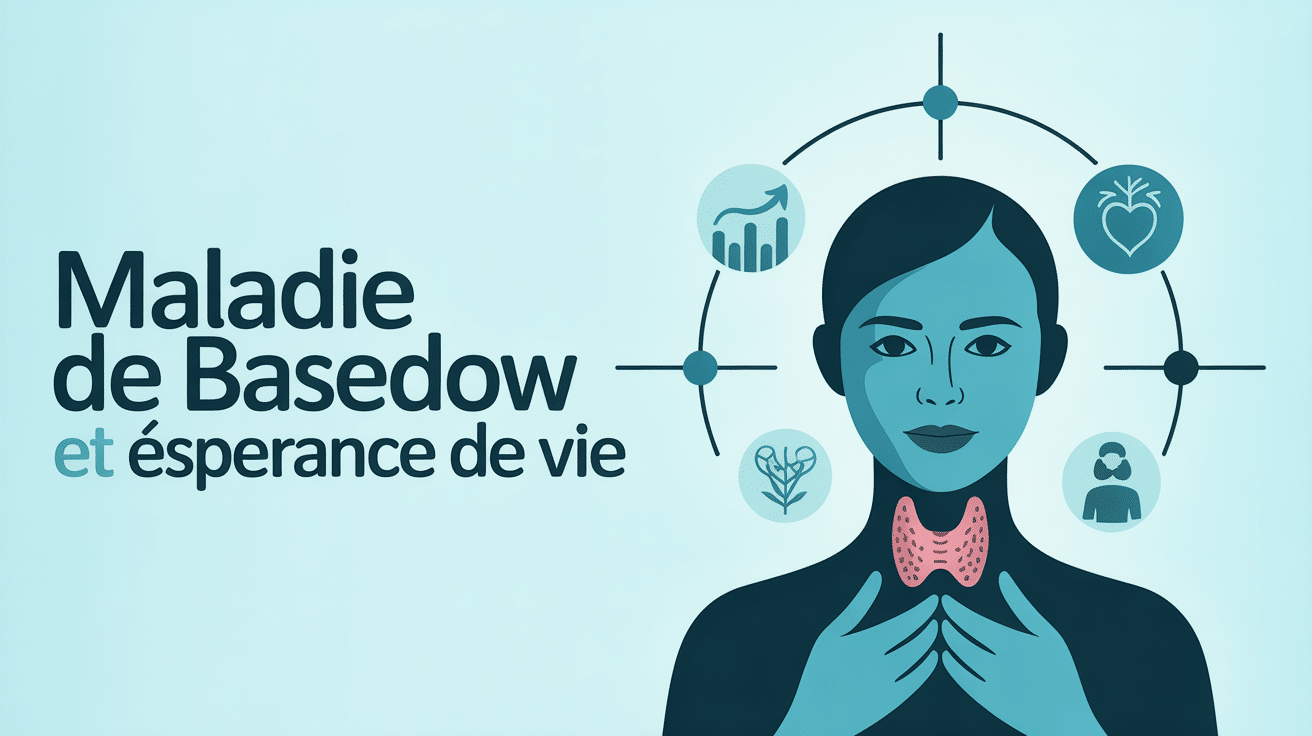 Illustration thyroïde et longévité