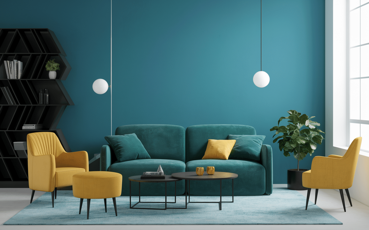 Style moderne vert d'eau