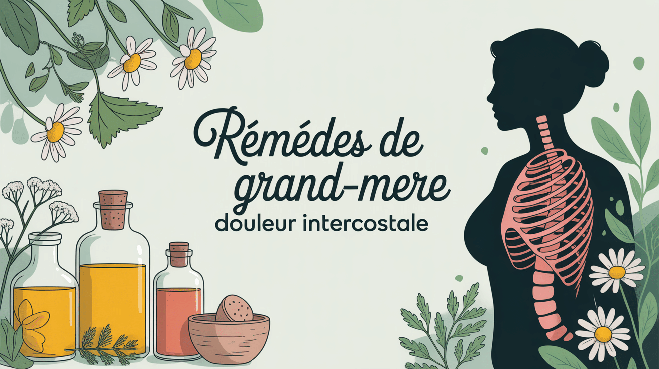 Illustration douleur intercostale remède grand-mère