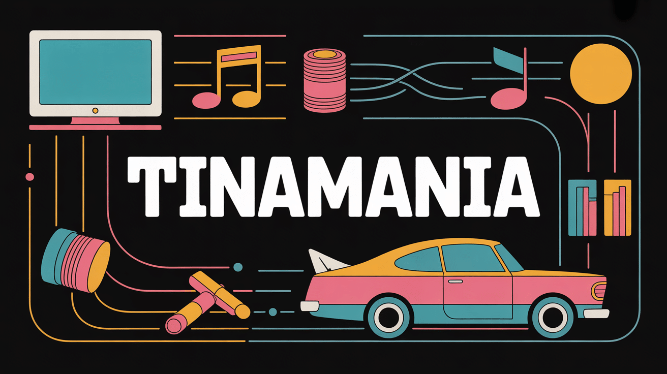 Illustration univers digital eclectic de Tinamania