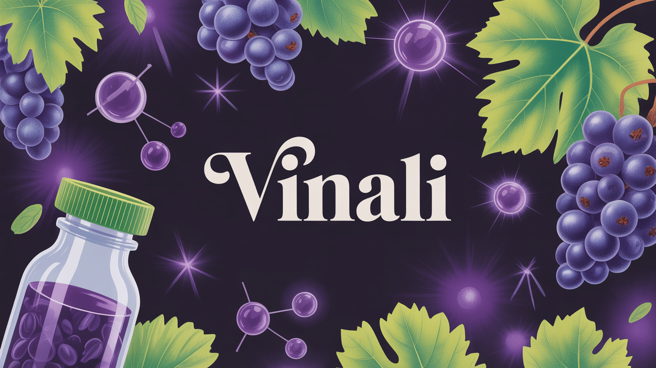 vinali avis illustration bouteille complement raisin