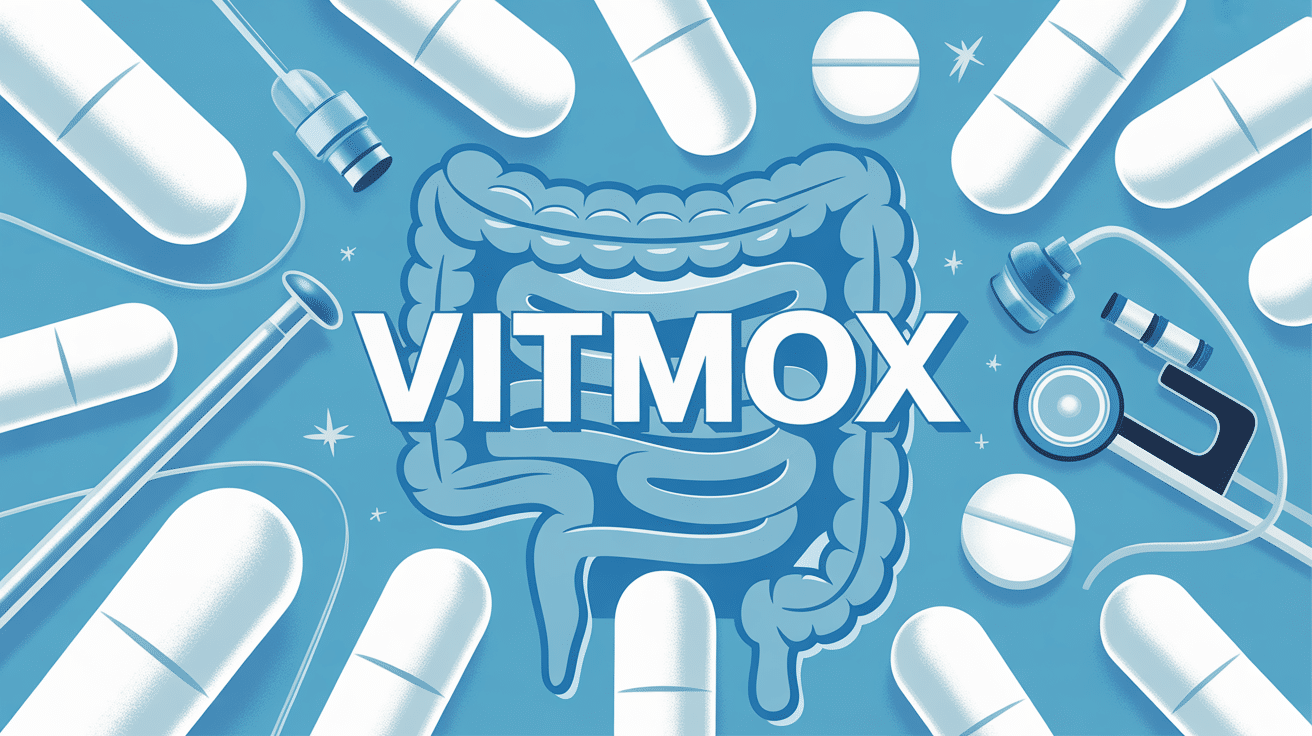 comprimés vitmox, vers intestinaux, stéthoscope