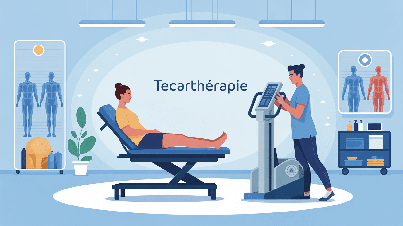 Illustration de critères influençant le prix de la tecarthérapie dans un cabinet moderne
