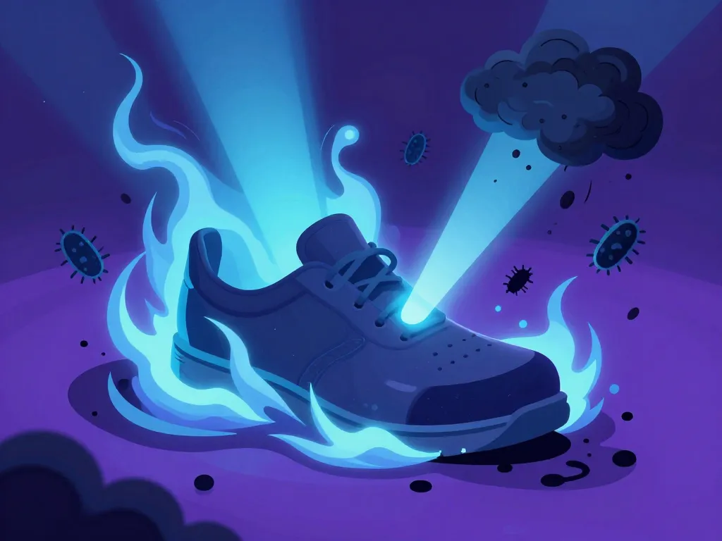 désinfecter les chaussures uv ozone contre mycose odeurs