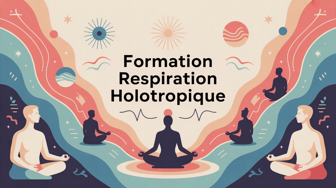 illustration formation respiration holotropique ambiance introspective