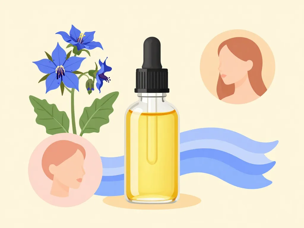 Huile de bourrache et prise de poids illustration bienfaits peau hormones