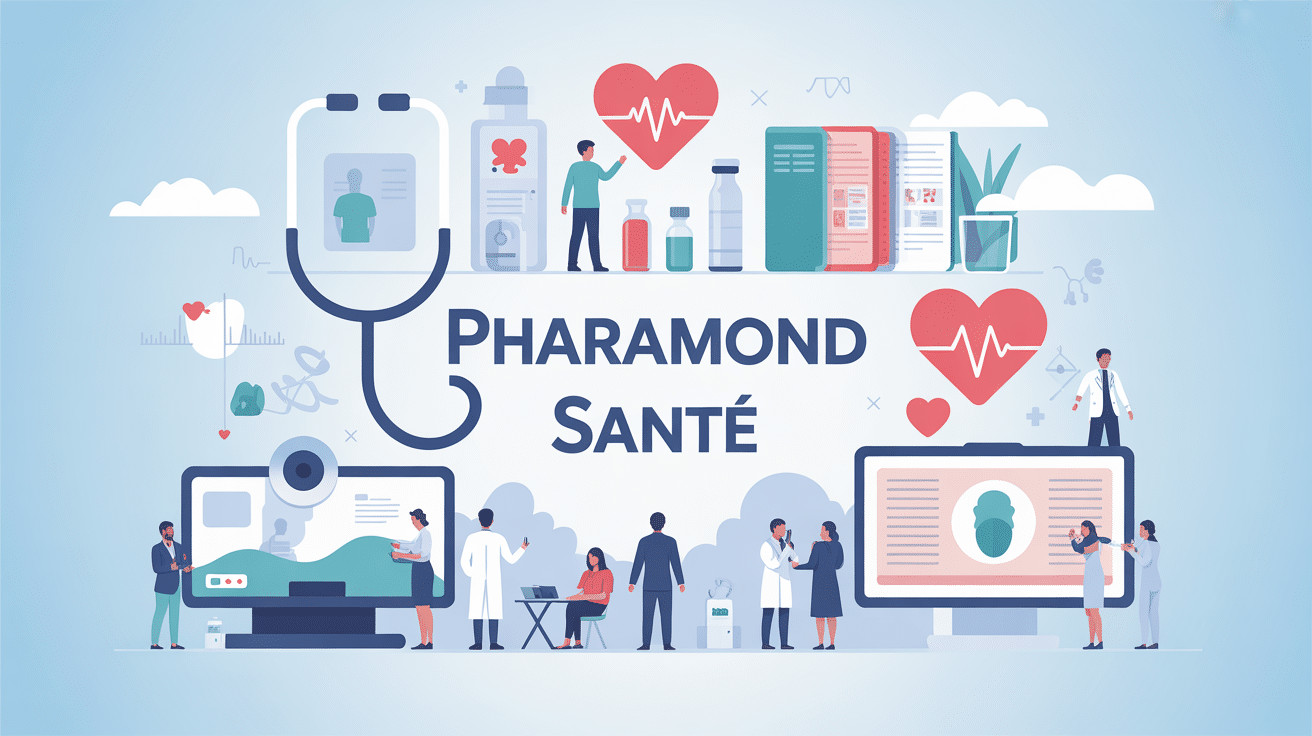 pharamond santé illustration univers santé assurance médias