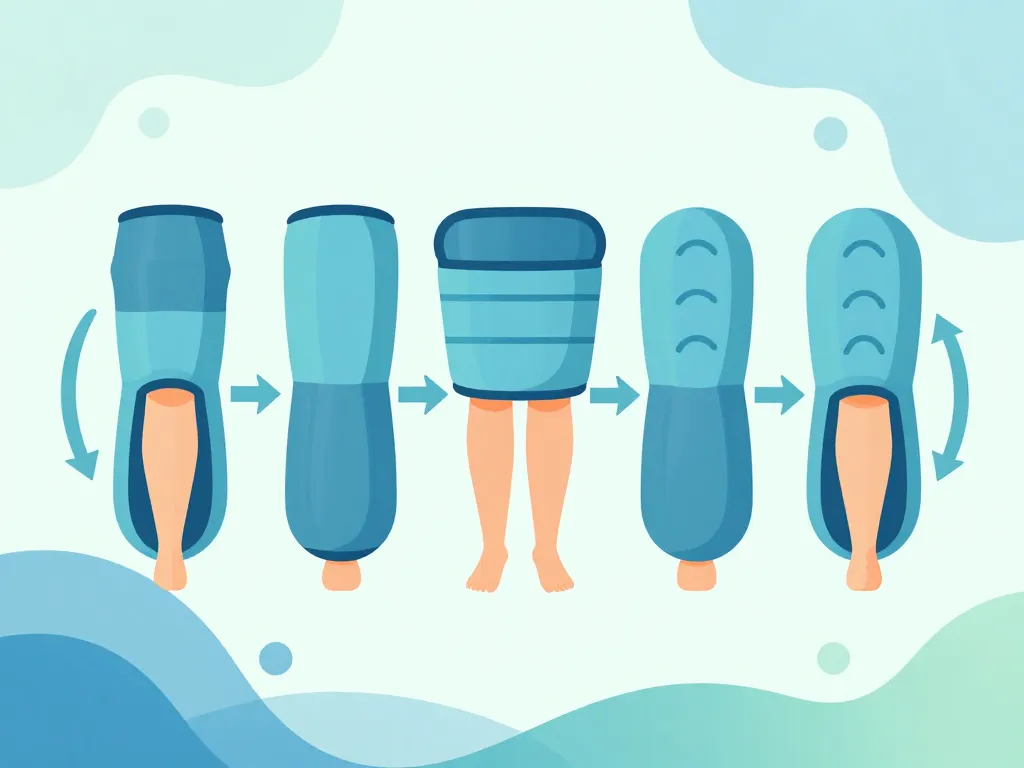 pressothérapie avant après schéma fonctionnement