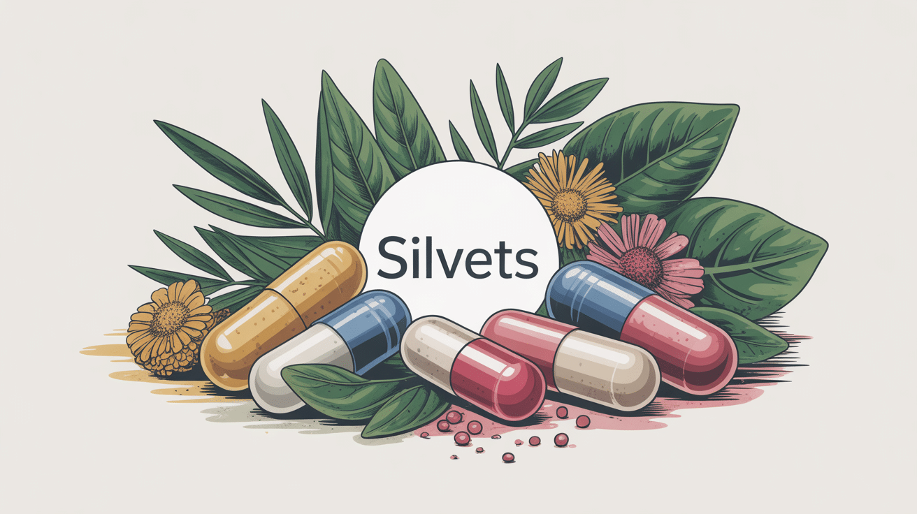 silvets gélules extraits plantes illustration