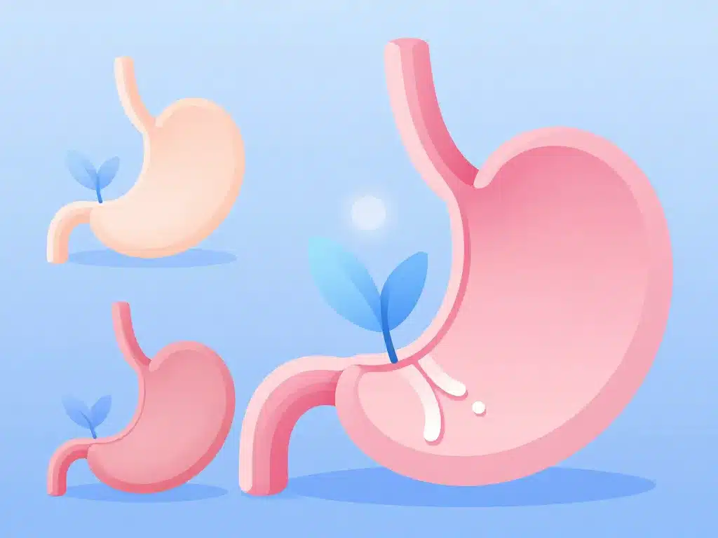 Diagramme du temps de cicatrisation estomac après bypass