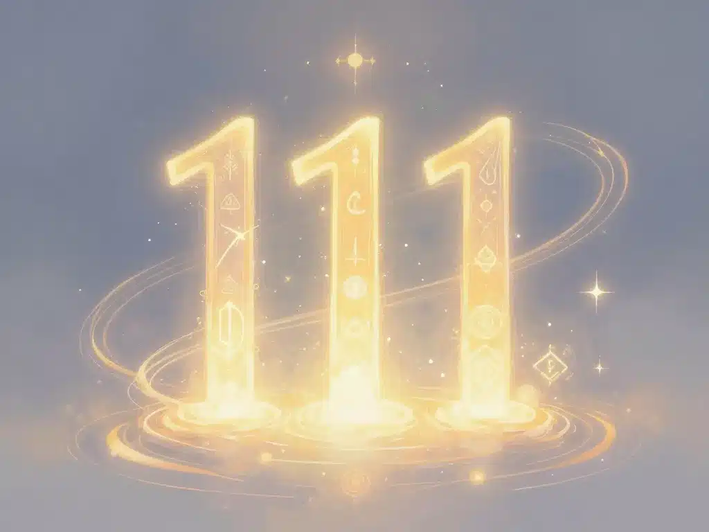 111 signification origines spirituelles et numérologie