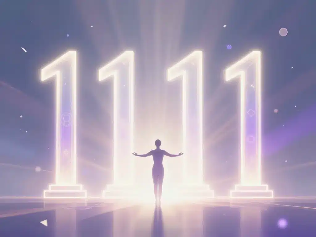 illustration 1111 interprétations spirituelles numérologie