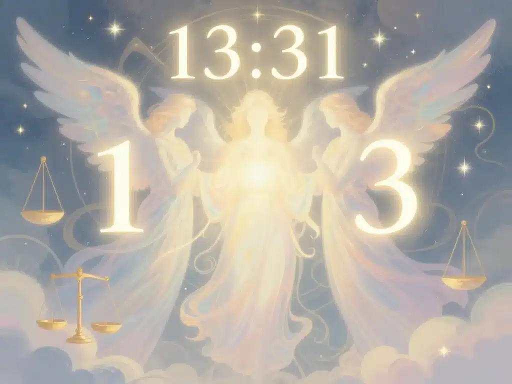 13h31 signification illustration anges numérologie