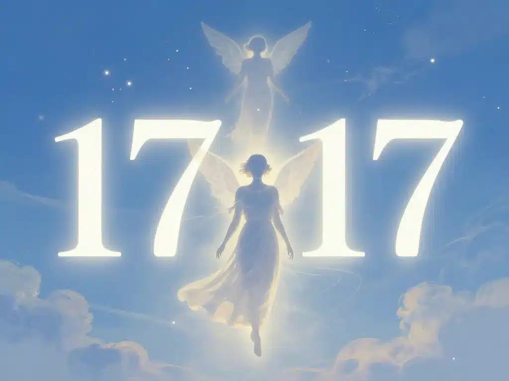 17h17 signification illustrée anges numérologie