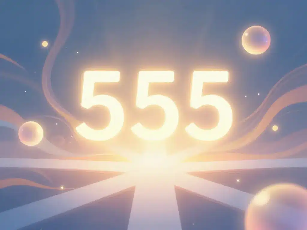 555 signification spiritualité ange énergie