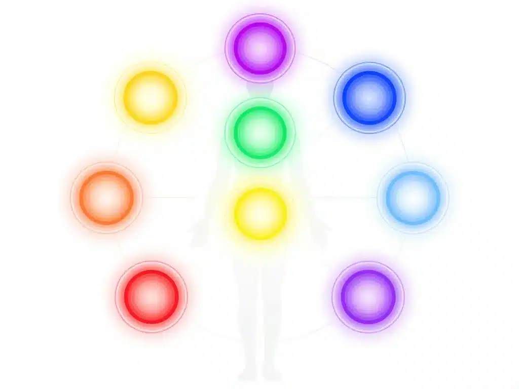 diagramme chakra couleurs énergie