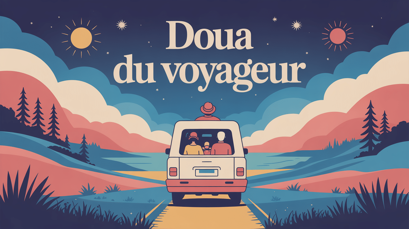 Image doua du voyageur protection familiale sur la route