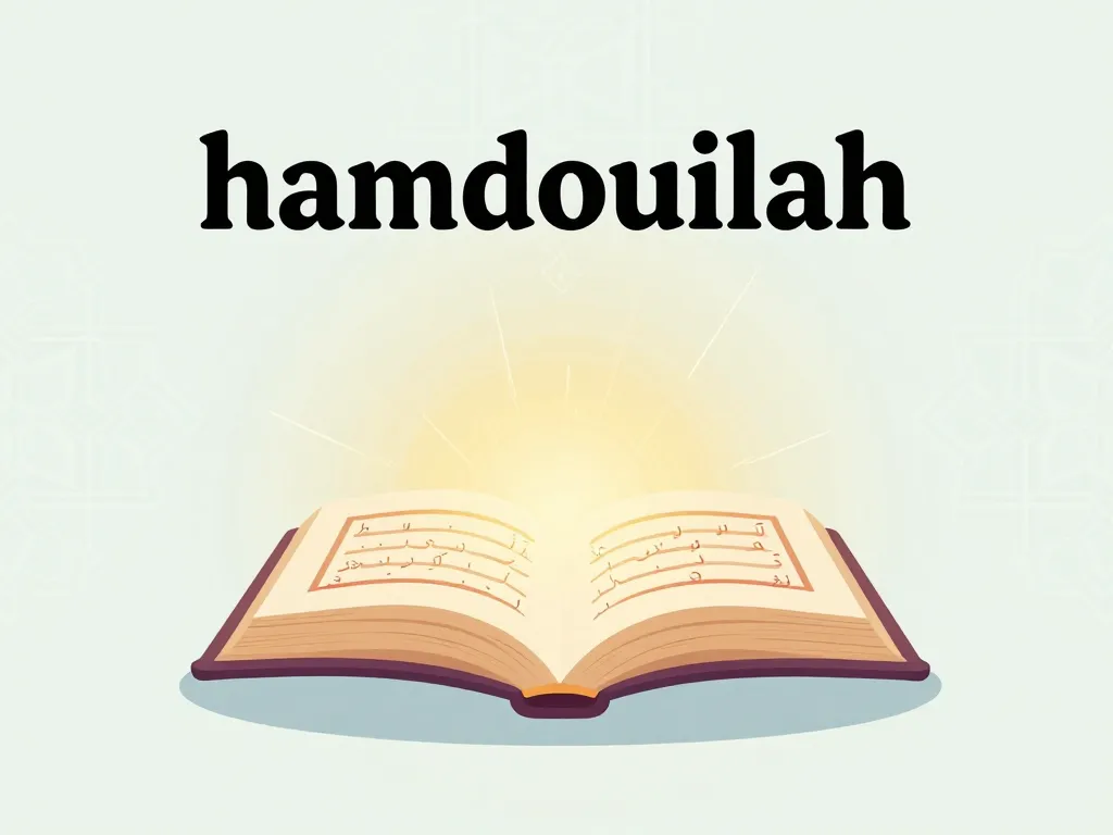 hamdoulilah coran spiritualité lumière dorée