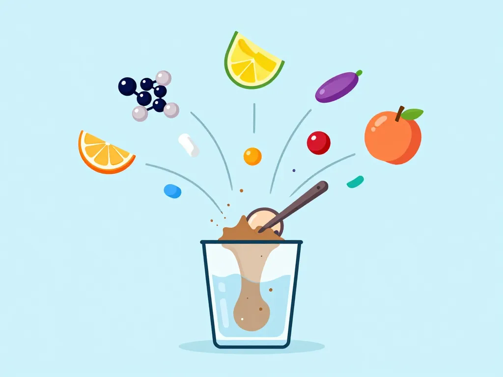 holy energy composition caféine vitamines édulcorants