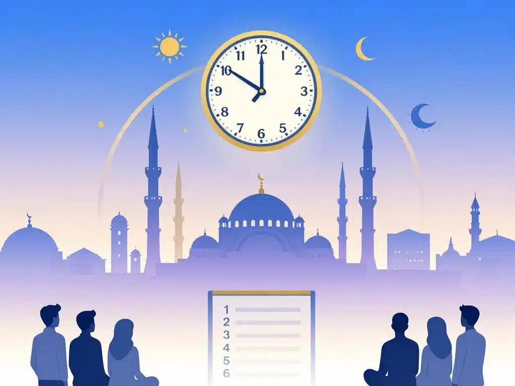 horaire priere montpellier illustration timetable et ville