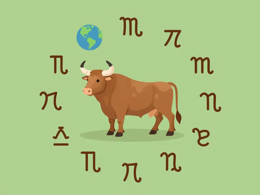 image horoscope taureau traits de personnalité