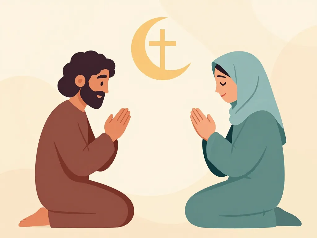 priere de consultation chretien islamique posture