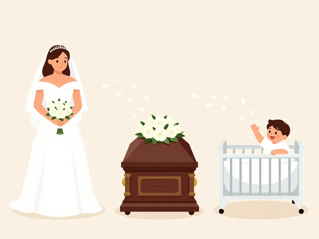 rose blanche signification illustration mariage deuil baptême