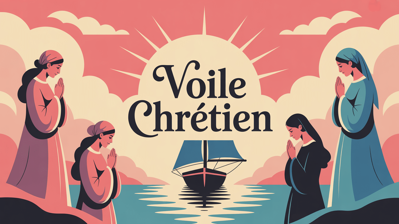 illustration voile chretien femmes lieu sacre