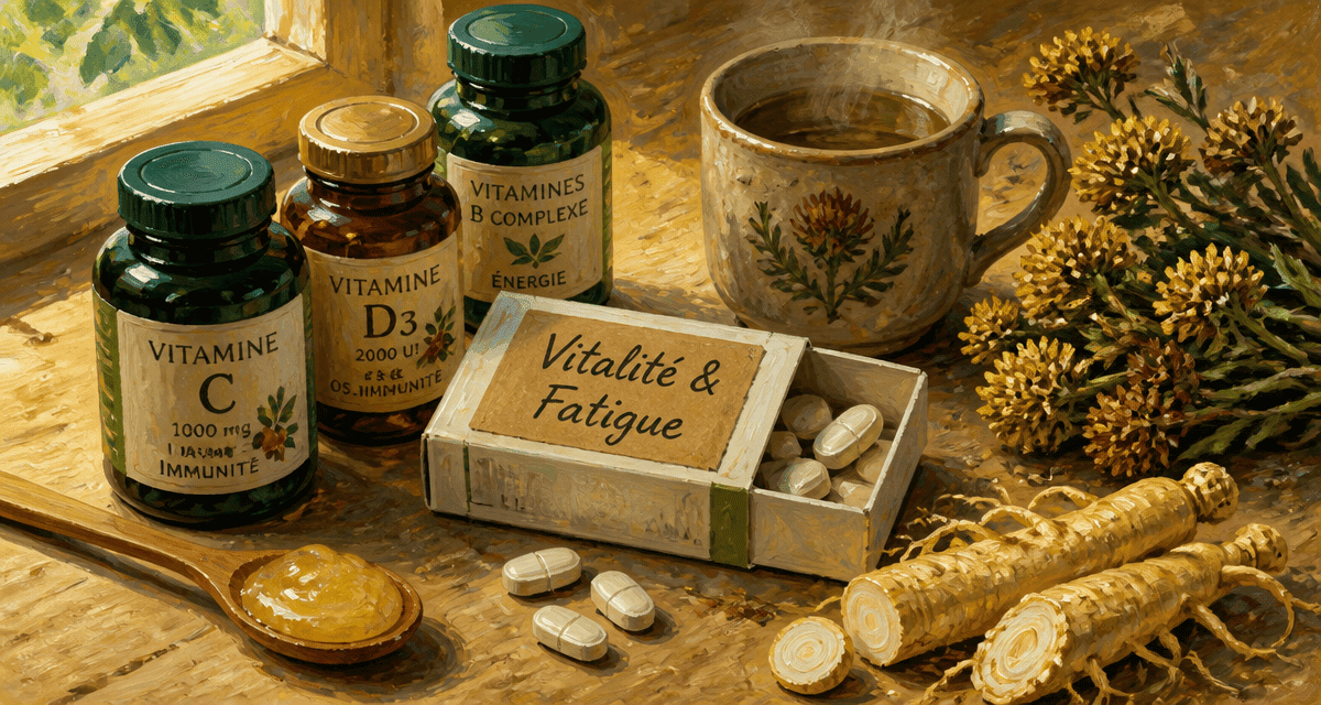 medicament contre la fatigue vitamines gelée royale ginseng