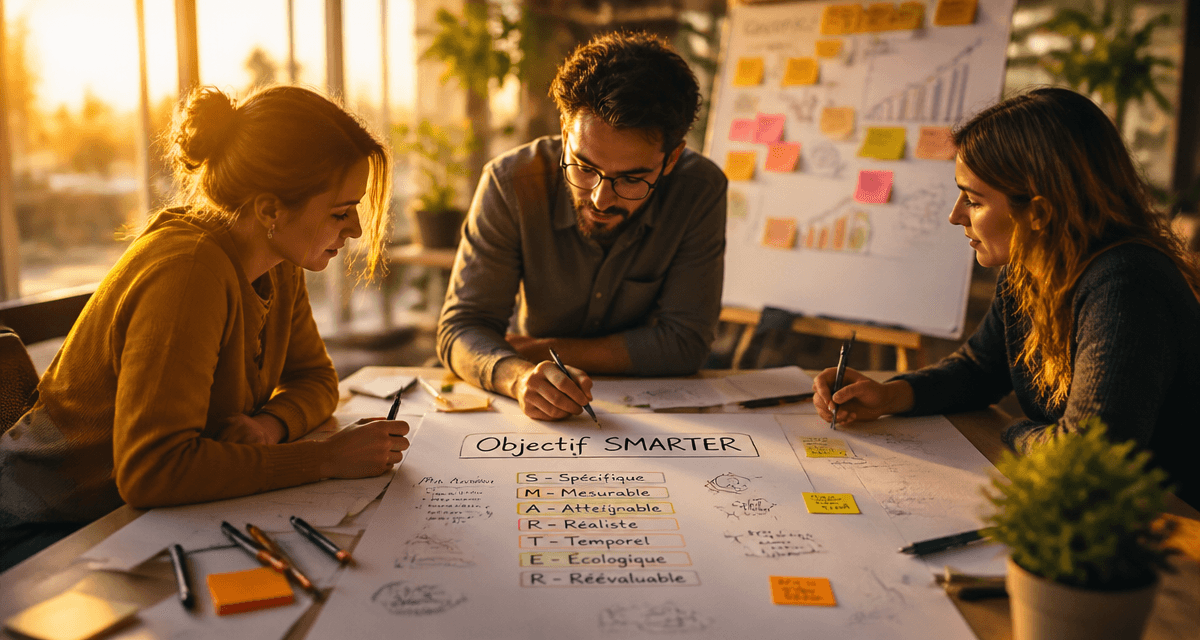 objectif smarter équipe réunion brainstorming