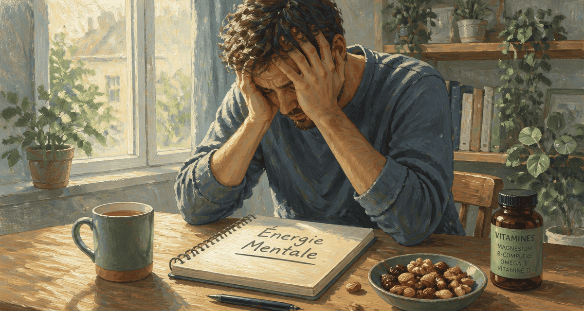 retrouver de l energie mentale homme assis fatigue