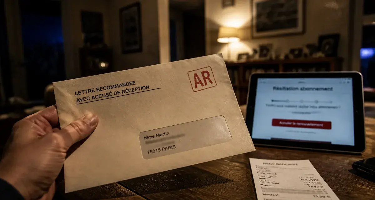 Comment résilier Place des Célibataires : courrier recommandé avec accusé de réception AR