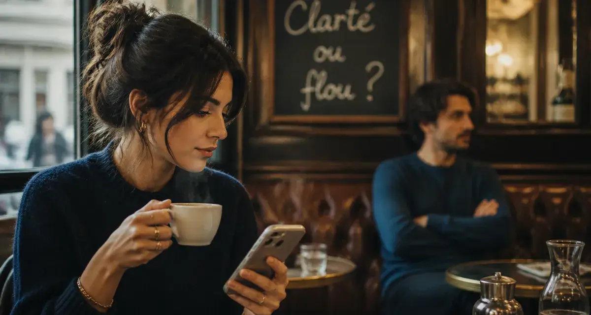 Il me tourne autour mais ne fait rien : deux personnes, déclic en conversation