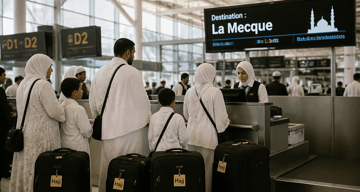 pelerinage mecque prix famille aéroport