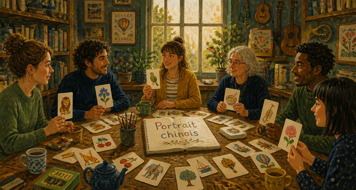 portrait chinois exemple groupe de personnes