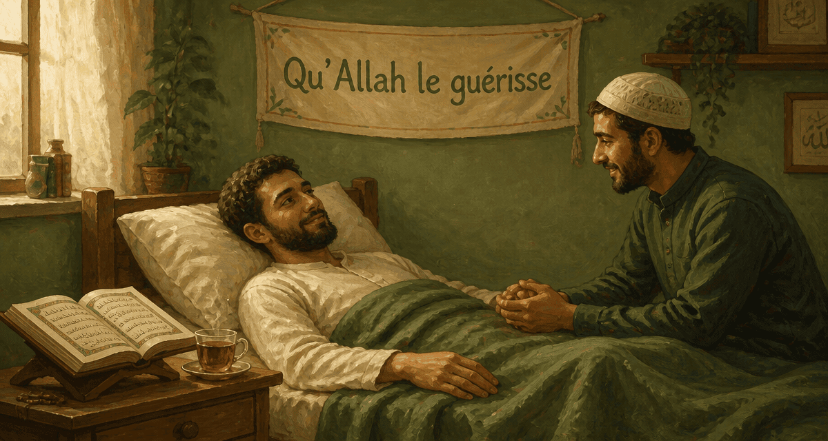 qu allah le guerisse malade chambre coran