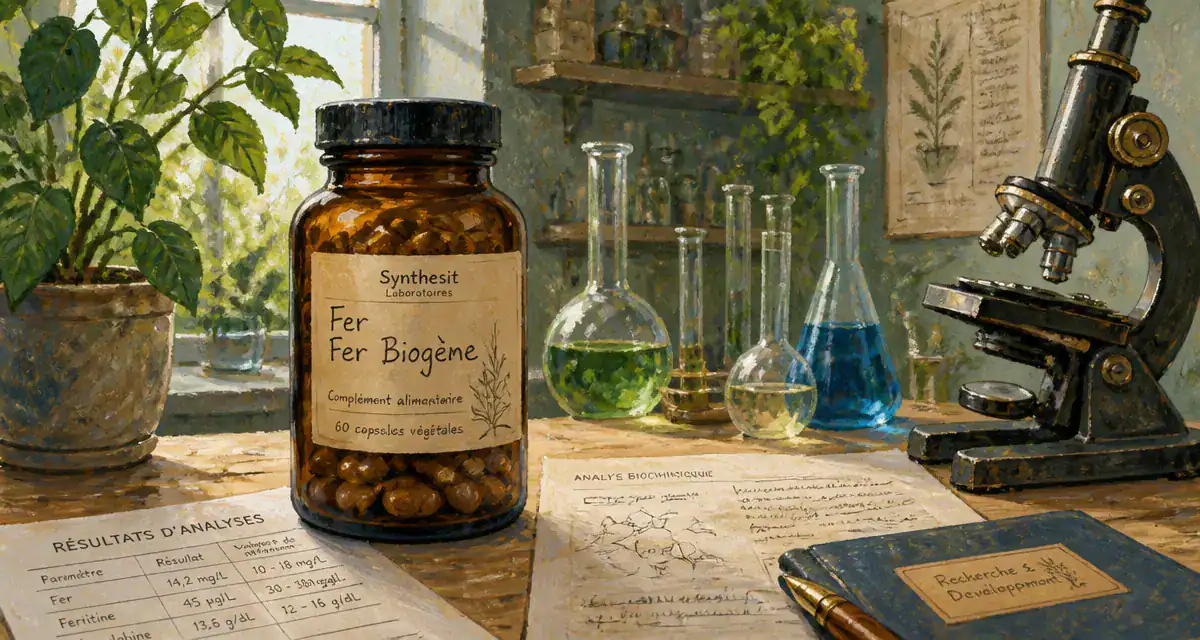 Synthesit fer biogène en laboratoire