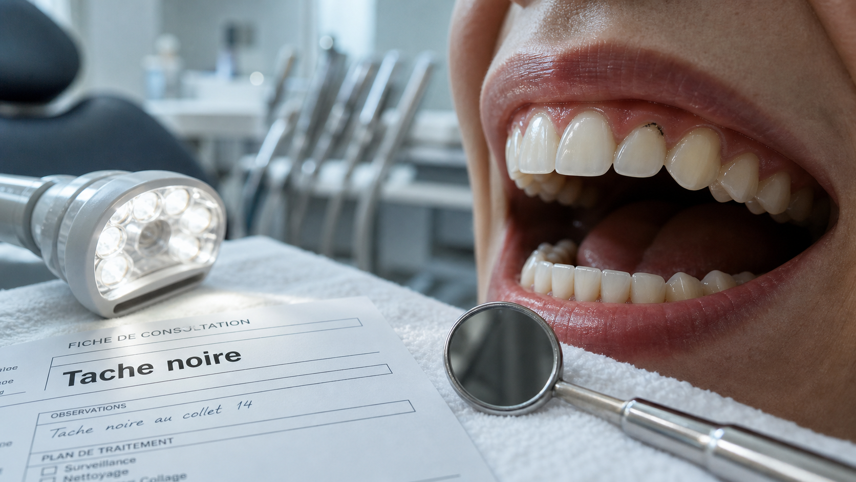 Tache noir sur les dents comment enlever
