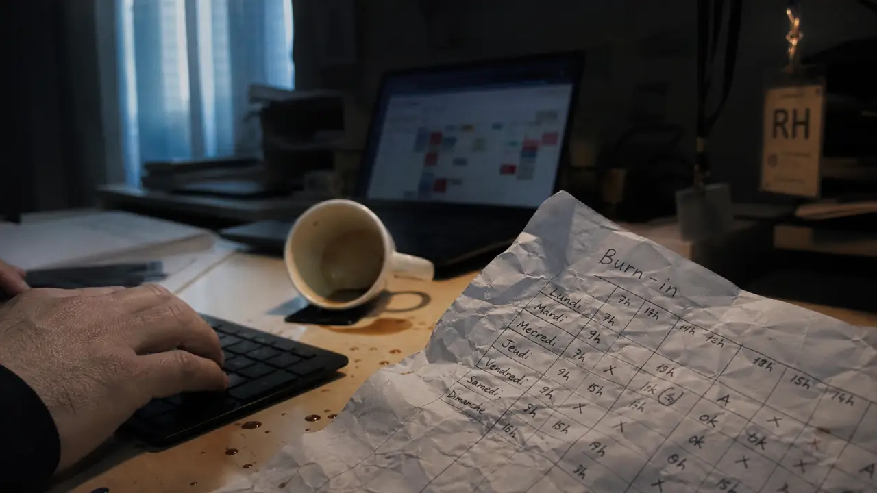 Burn un : burn-in au travail, fatigue, 3 degrés, éviter le burn-out