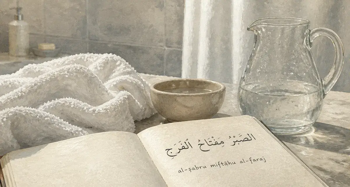 Que dire apres les grandes ablutions : chahada et invocation dans la salle de bain