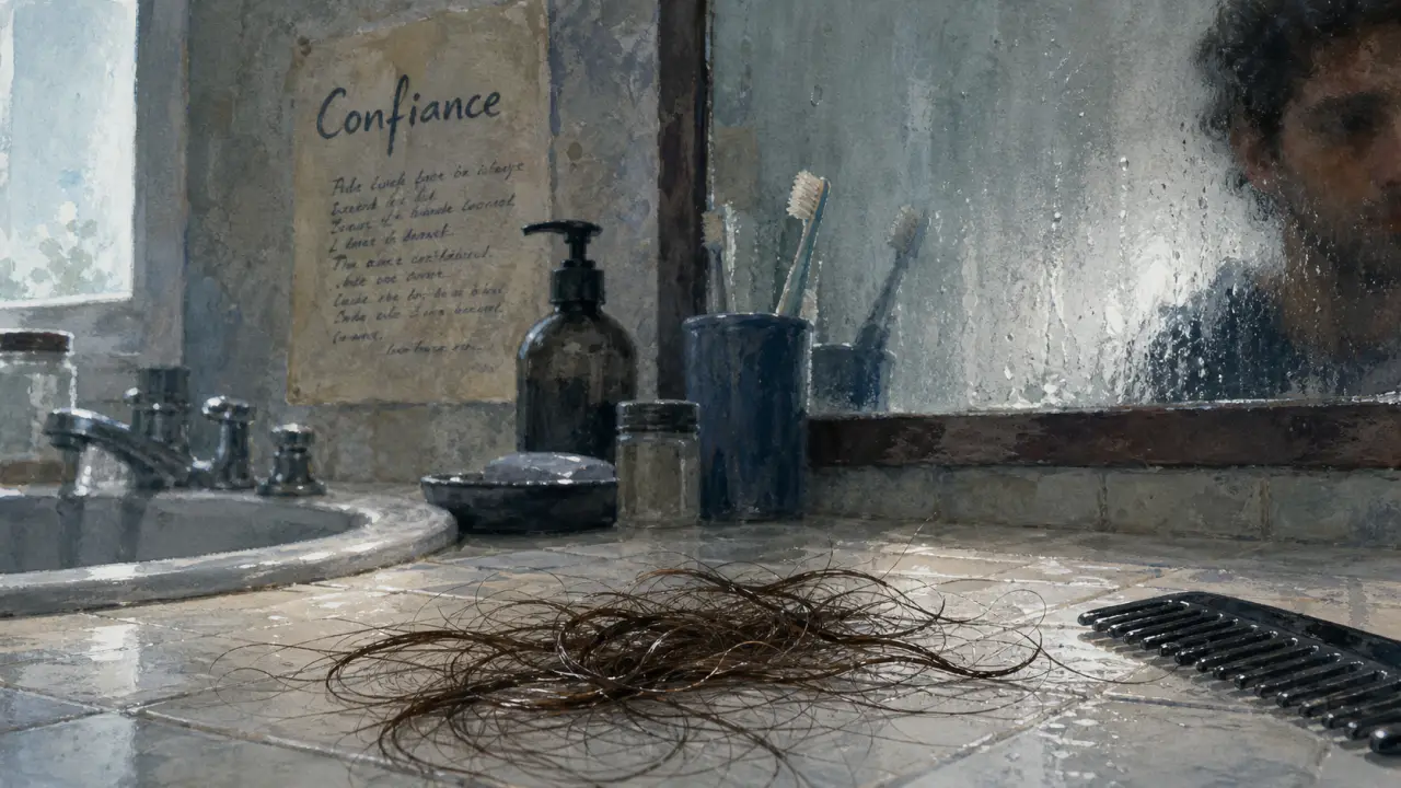 Rever de perdre ses cheveux : cheveux et stress dans la salle de bain