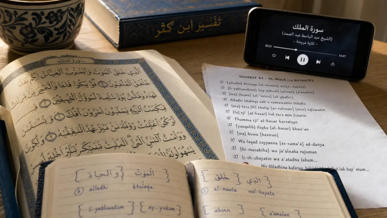 Sourate ayat al kursi phonétique pour mémoriser le verset