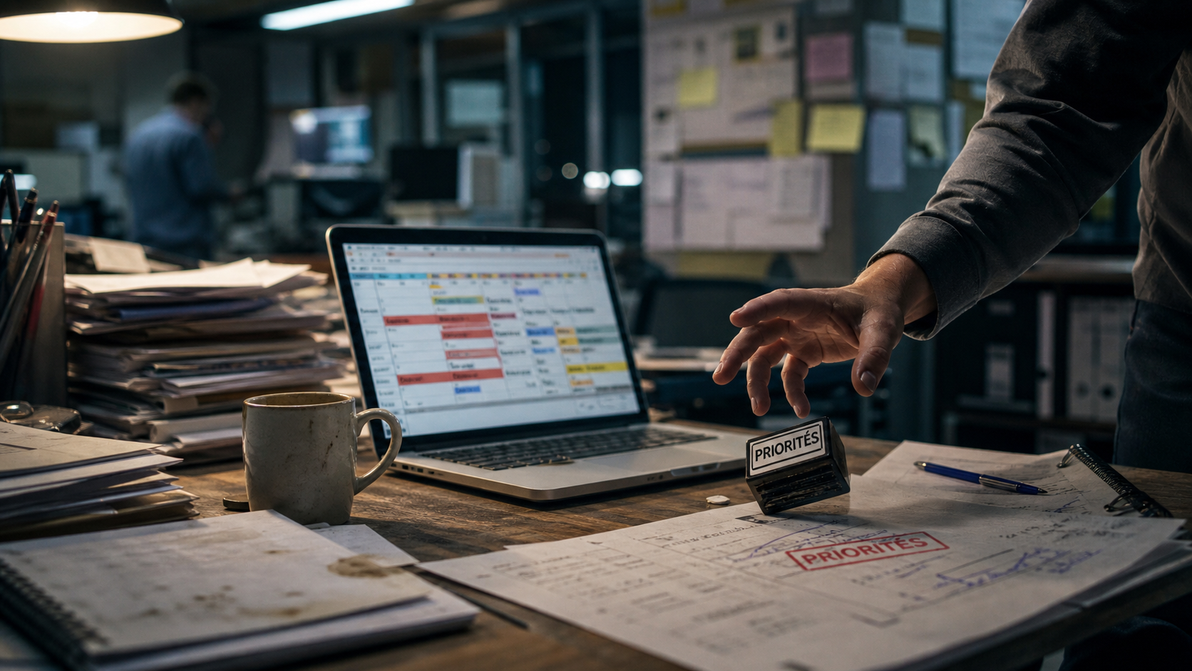 Surcharge au travail : bureau surchargé et signes d’alerte au travail