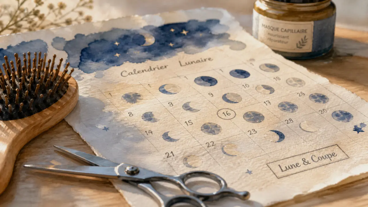 Calendrier lunaire couper les cheveux 2026 : ciseaux et calendrier