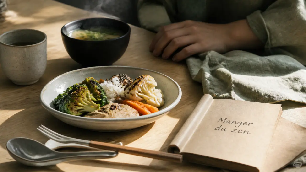 Manger du zen : portion contrôlée, arrêt à 80 %