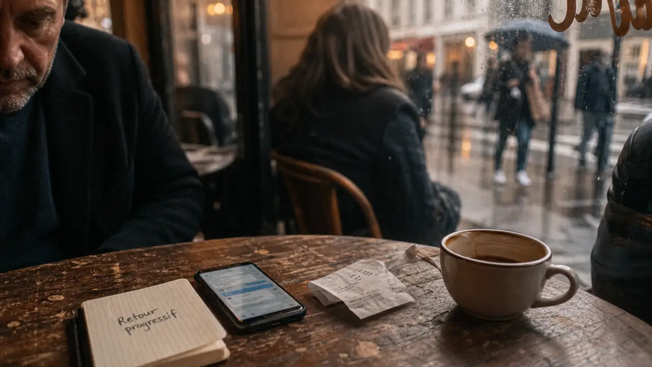 Les signes du retour du runner : retour progressif au café