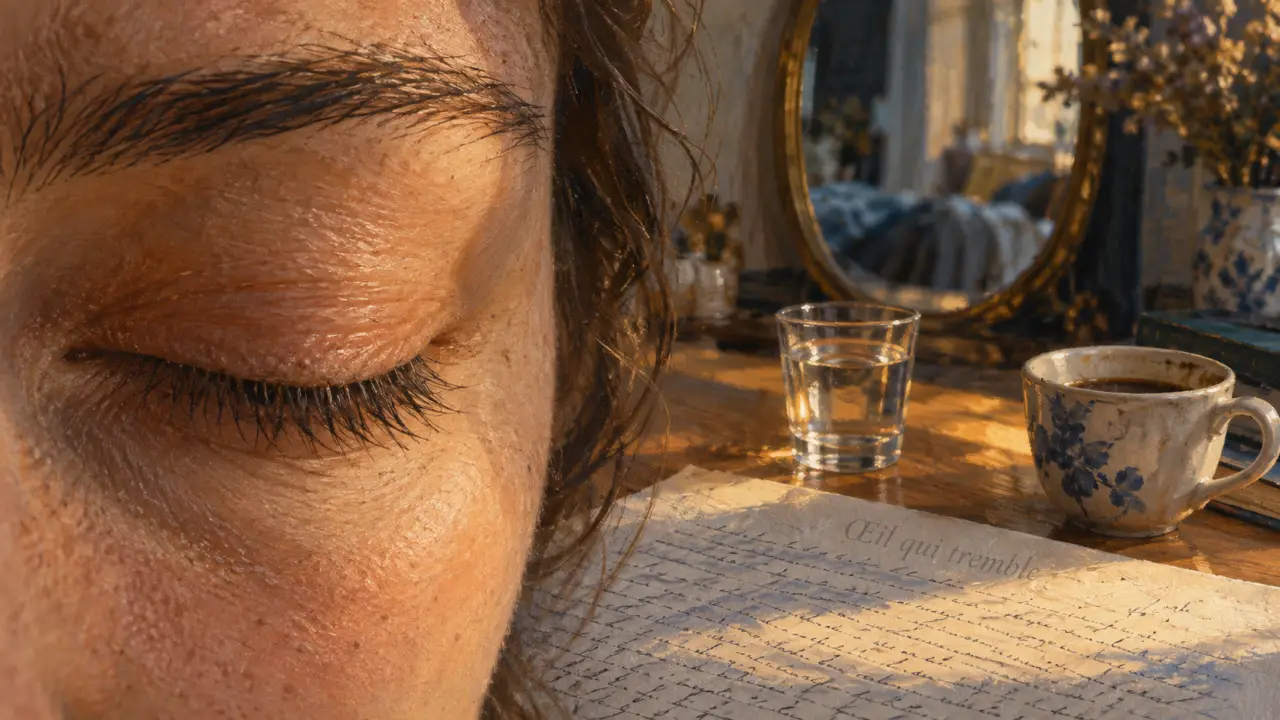 Oeil qui tremble : signification spirituelle